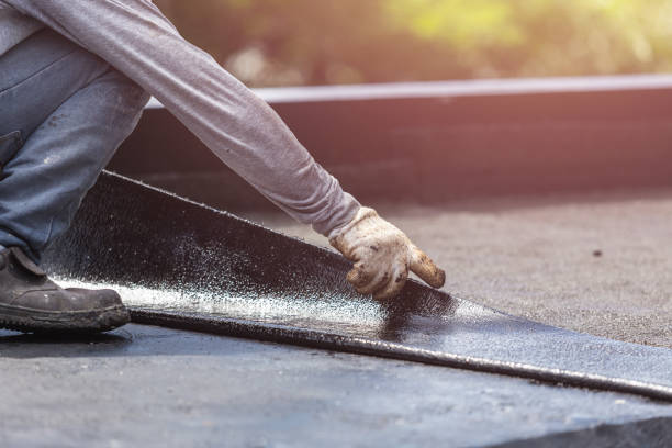 Professional Waterproofing technician working in Rosedale, IN